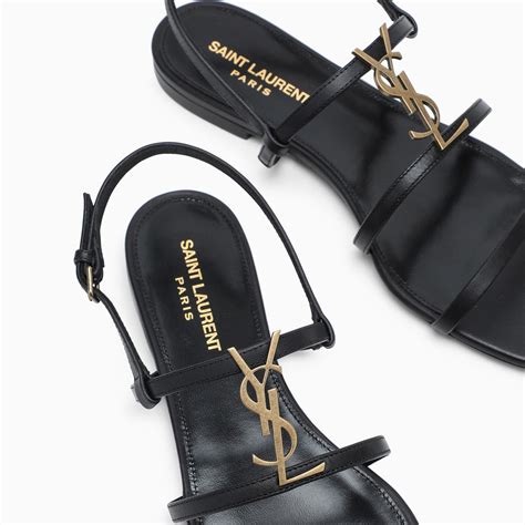 ysl cassandra flat sandals review|YSL flat sandals women.